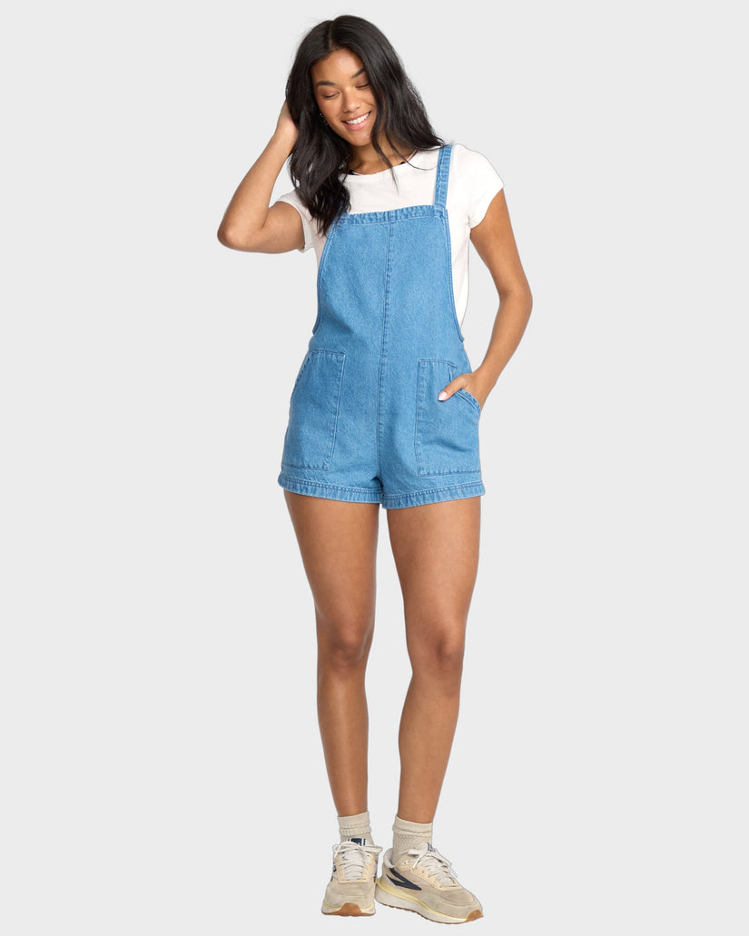 BEACH CRUSH DENIM OVERALLS