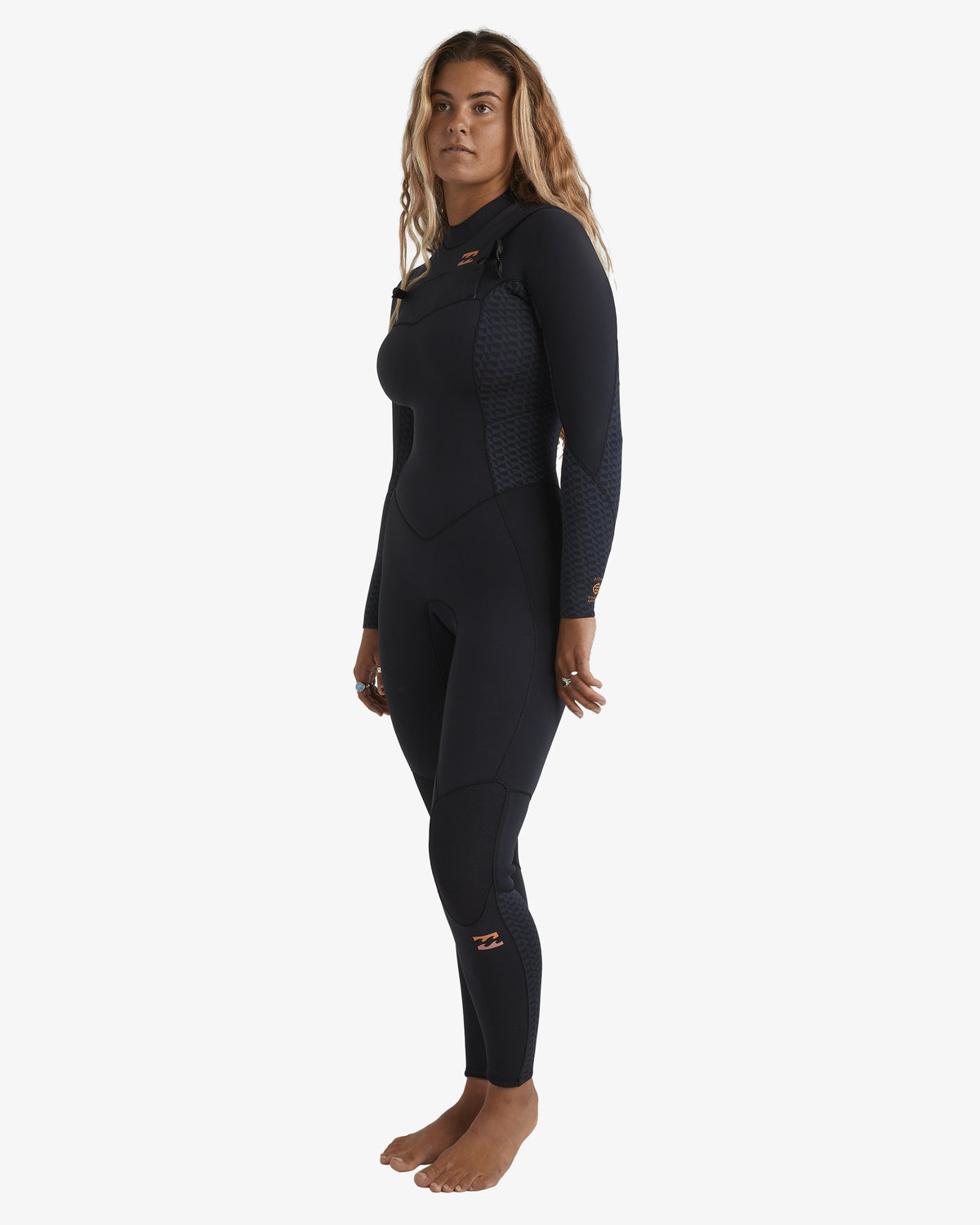 WOMEN'S SYNERGY NATURAL 3/2MM CHEST ZIP STEAMER
