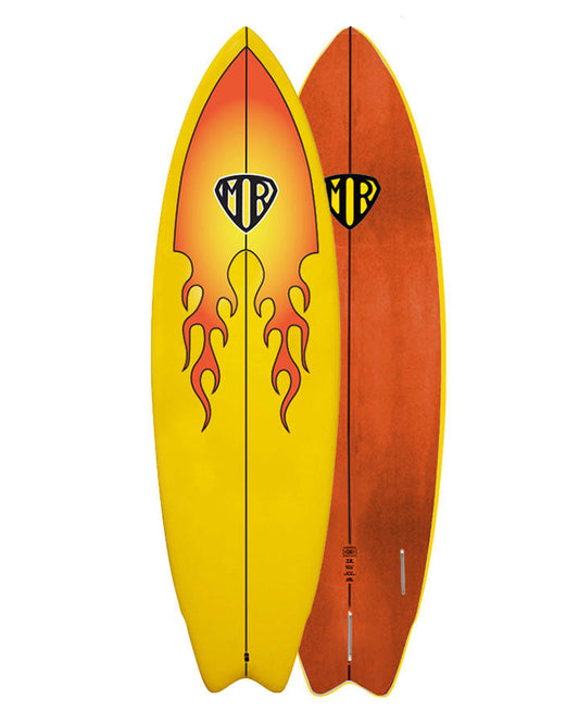 5'6" - 7'0" MR EPOXY TWIN FIN SOFTBOARD