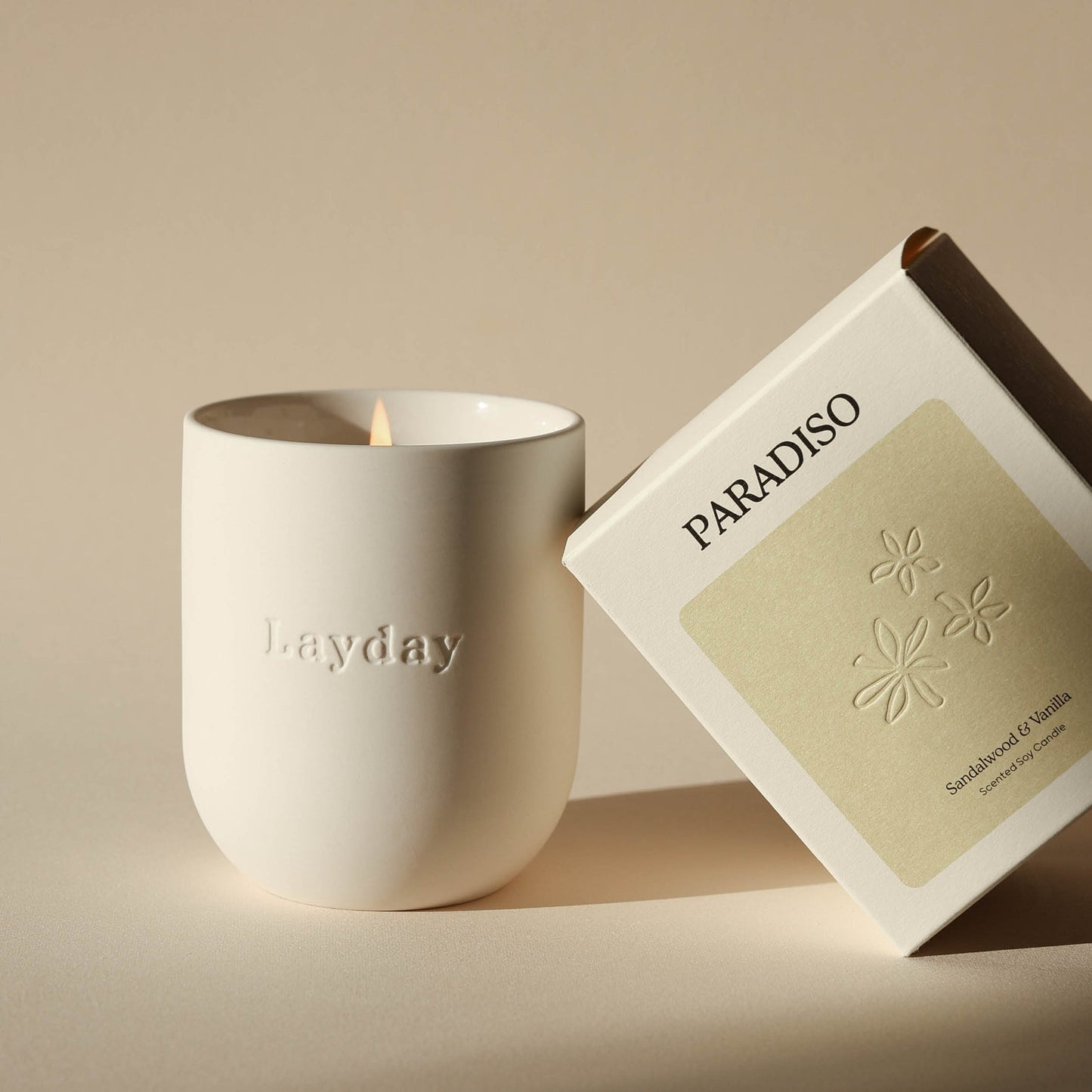 PARADISO CANDLE - SANDALWOOD & VANILLA