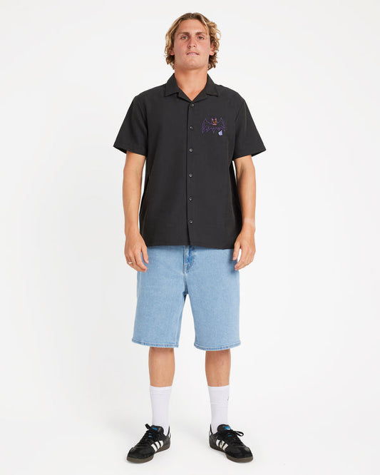 FEATURED ARTIST OZZY WOVEN SHORT SLEEVE SHIRT