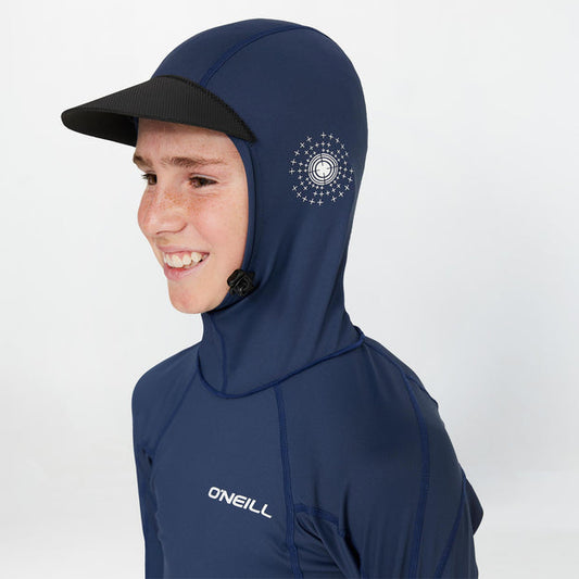 YOUTH TRVLR LONG SLEEVE HOODED RASH VEST