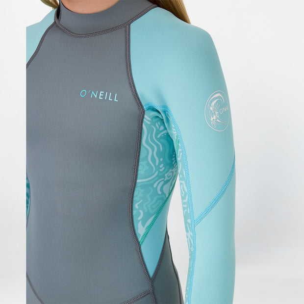 GIRLS BAHIA 2MM LONG SLEEVE BACK ZIP MID SPRINGSUIT