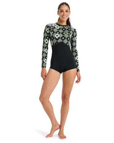 WOMENS PRO WAVE LONG SLEEVE ONESIE SURFSUIT