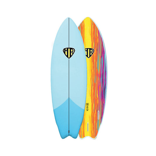 5'6" - 7'0" MR EPOXY TWIN FIN SOFTBOARD