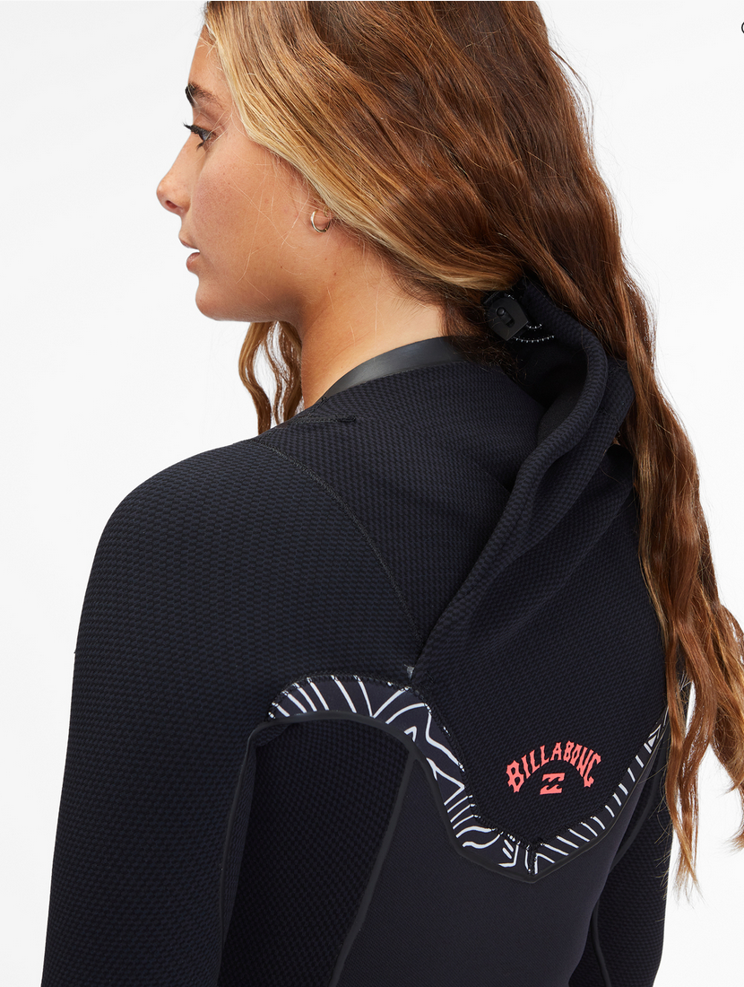 WOMEN'S FURNACE COMP 3/2MM CHEST ZIP STEAMER