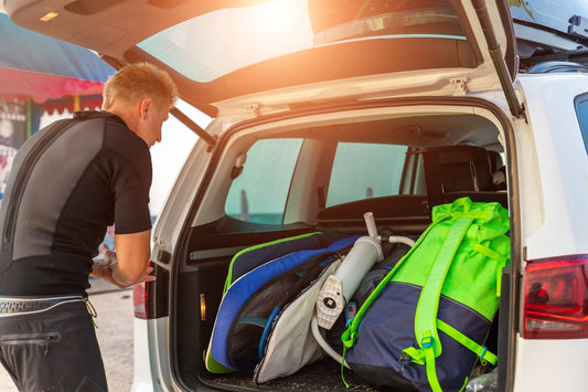 How to pack a surfboard bag