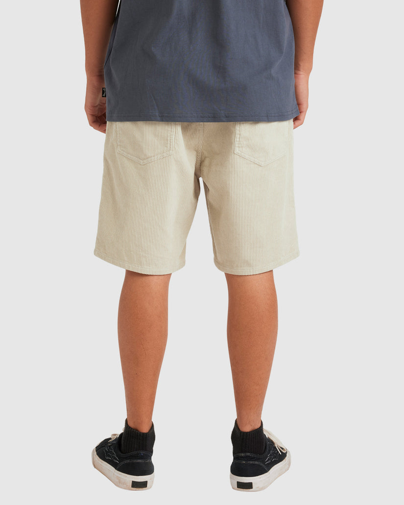 LARRY 18 INCH CORDUROY WALKSHORTS