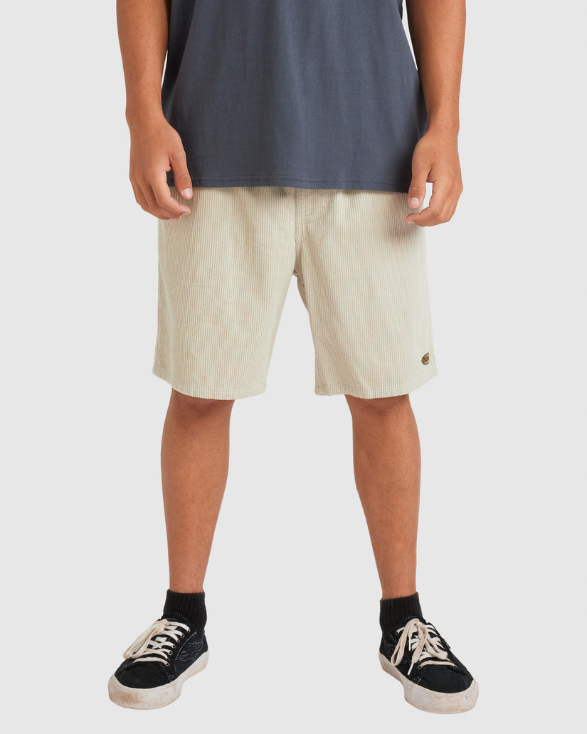 LARRY 18 INCH CORDUROY WALKSHORTS