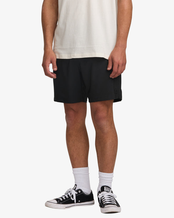 SURFTREK 17" ELASTIC SHORTS