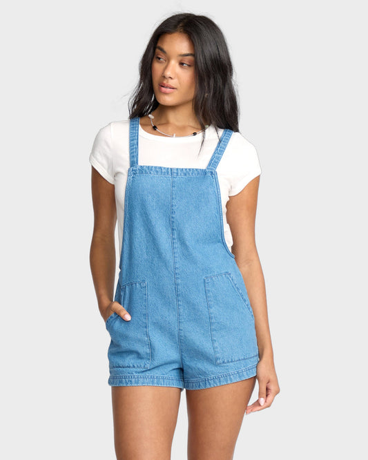 BEACH CRUSH DENIM OVERALLS