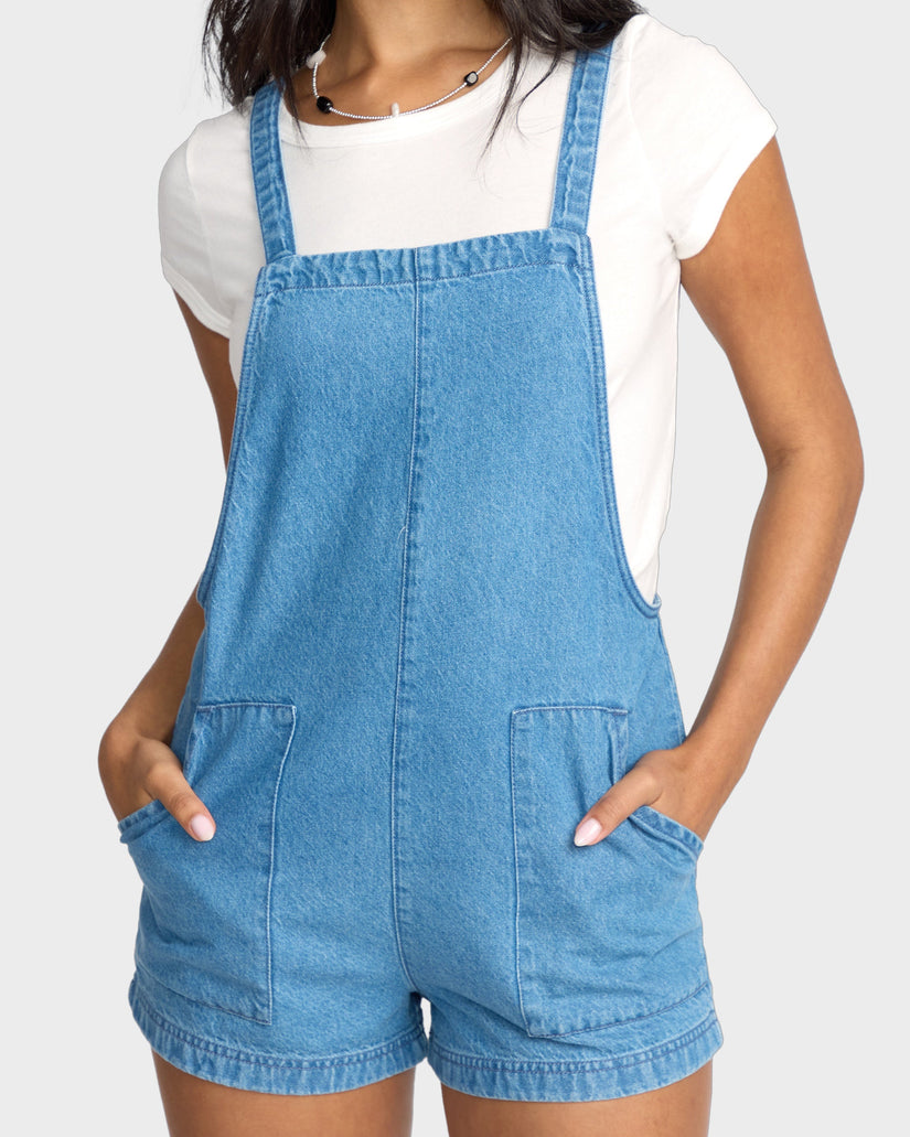 BEACH CRUSH DENIM OVERALLS