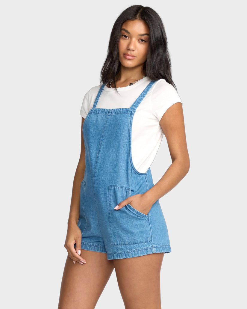 BEACH CRUSH DENIM OVERALLS