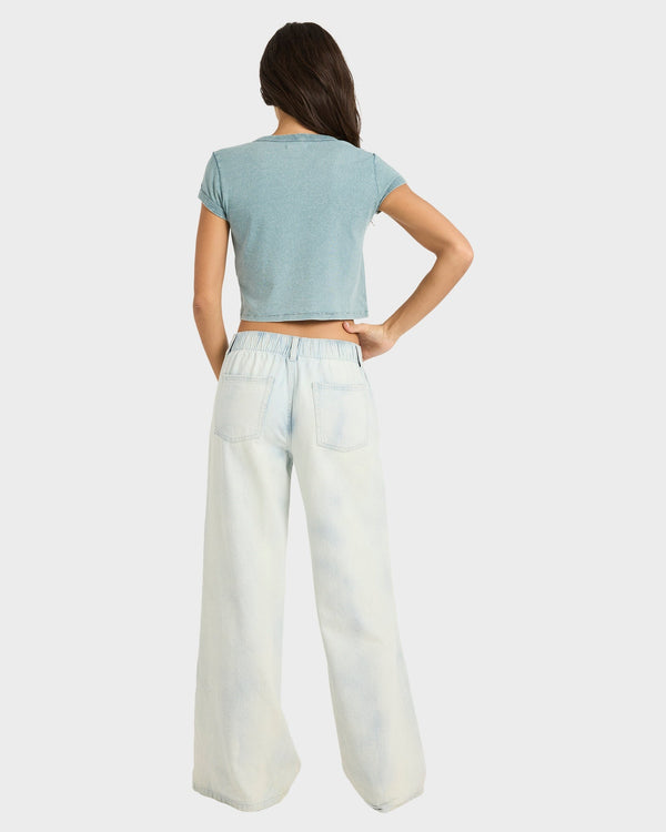 JADE SALTWASHED ELASTIC PANTS