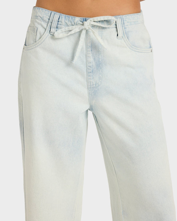 JADE SALTWASHED ELASTIC PANTS