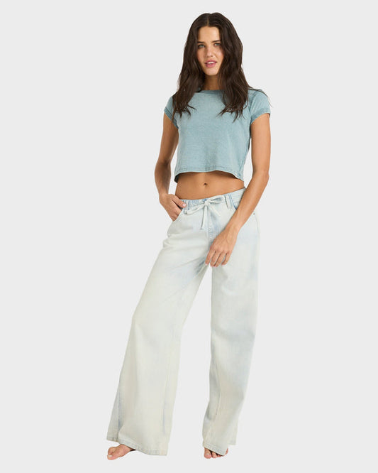 JADE SALTWASHED ELASTIC PANTS