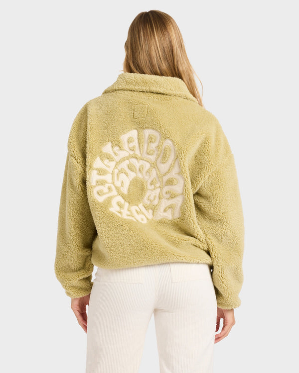 GROOVIN HALF ZIP FLEECE PULLOVER