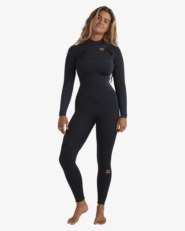 WOMEN'S SYNERGY NATURAL 3/2MM CHEST ZIP STEAMER