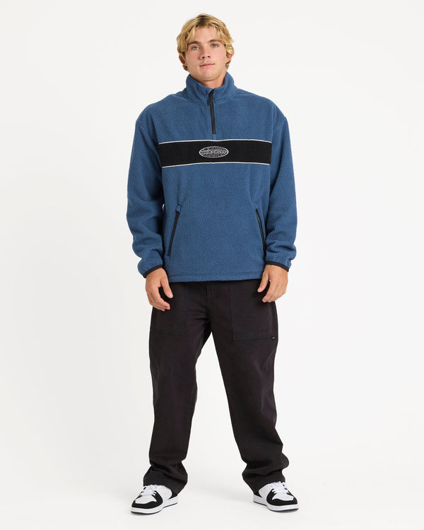 MERCURY PANEL 1/4 ZIP POLAR FLEECE JUMPER