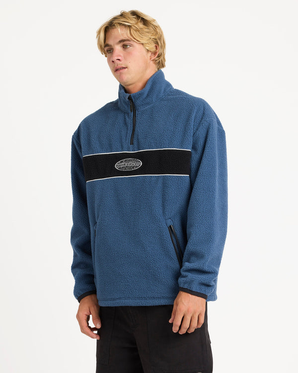 MERCURY PANEL 1/4 ZIP POLAR FLEECE JUMPER