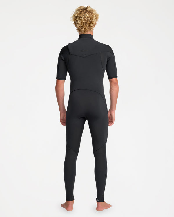 EVERYDAY SESSIONS 2/2MM SHORT SLEEVE CHEST ZIP STEAMER