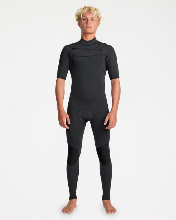 EVERYDAY SESSIONS 2/2MM SHORT SLEEVE CHEST ZIP STEAMER