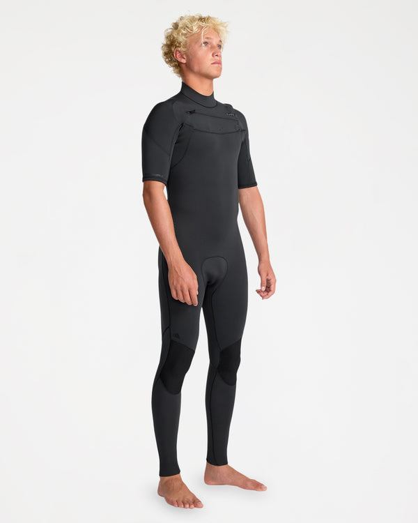 EVERYDAY SESSIONS 2/2MM SHORT SLEEVE CHEST ZIP STEAMER