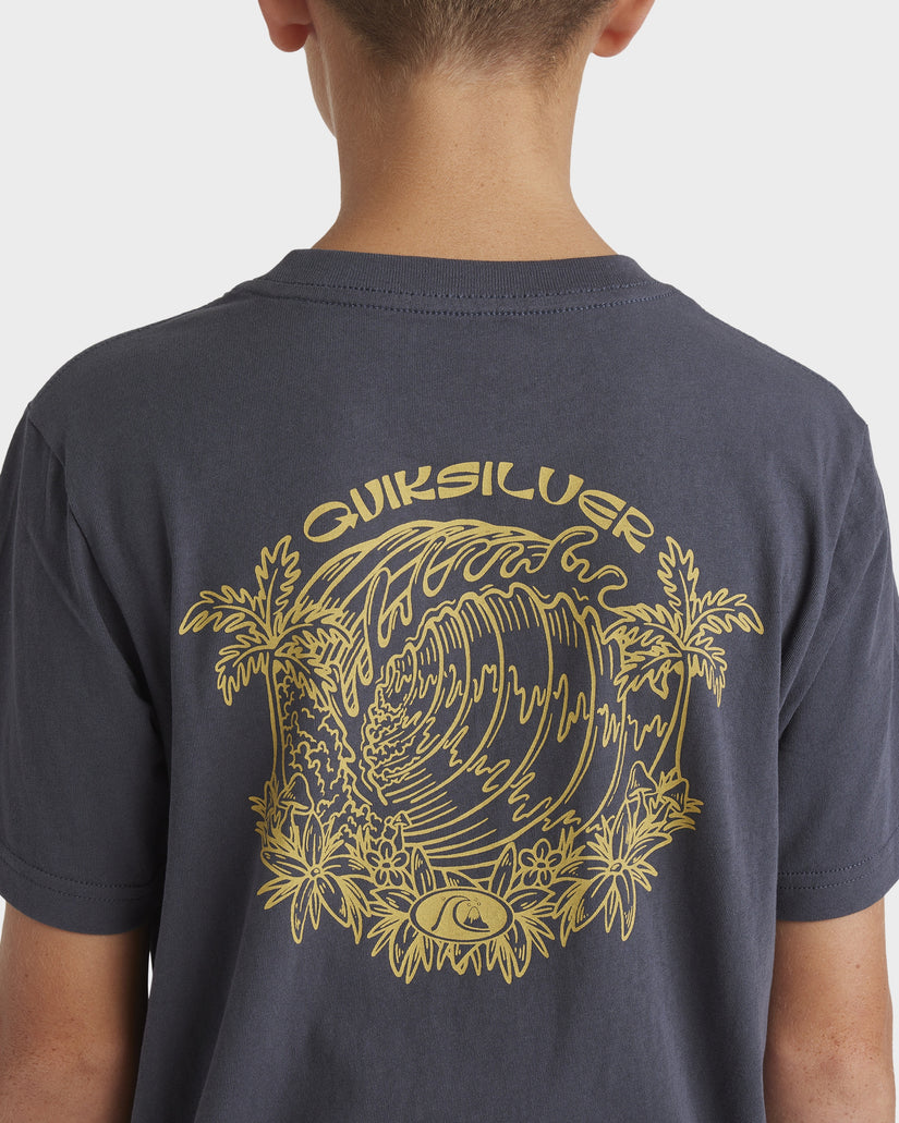 QUIKSILVER BOYS INSIDE SECTION T-SHIRT