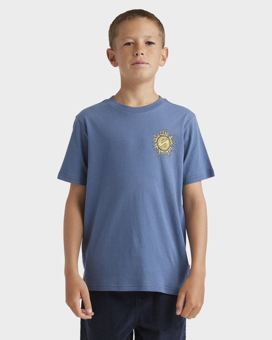 QUIKSILVER BOYS SPIRAL FLAME T-SHIRT