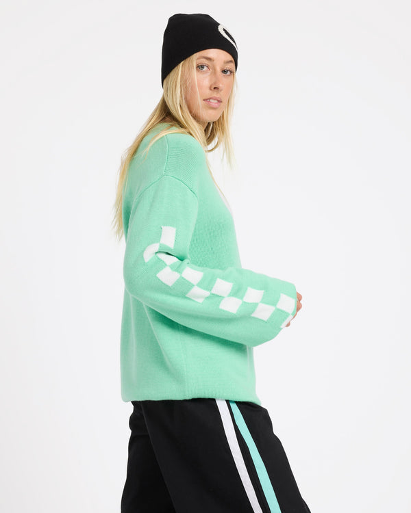 SURF90 CREW NECK KNITTED SWEATER