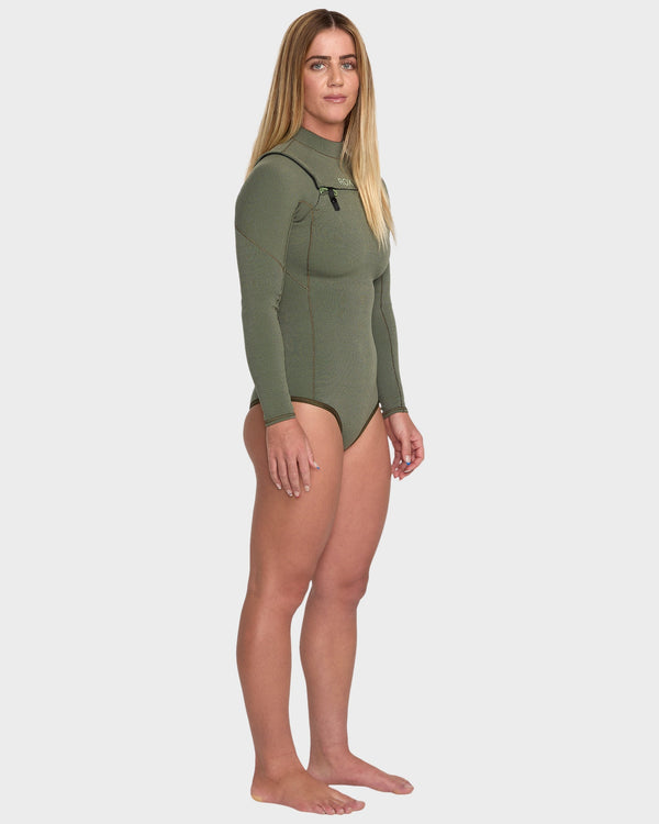 WOMENS ELITE XTRA STRETCH 1.5MM LONG SLEEVE SPRINGSUIT