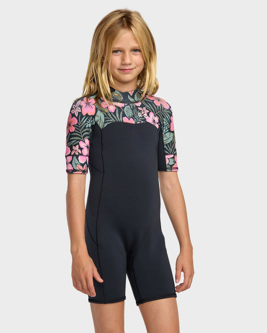 GIRLS 2/2MM SWELL NATURAL SPRINGSUIT