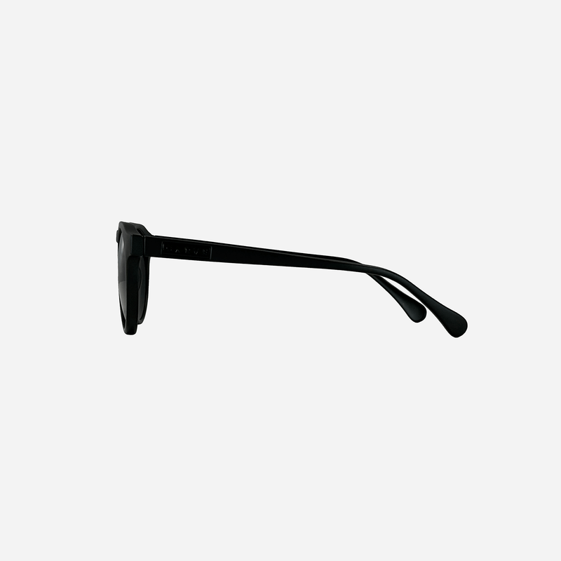 HUDSON MATTE BLACK SUNGLASSES