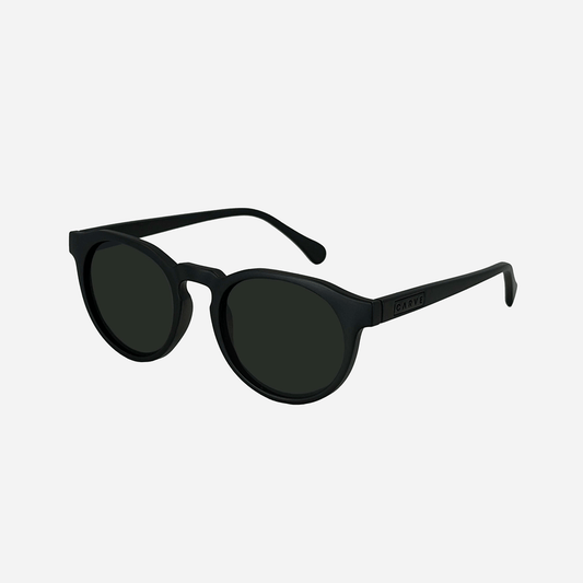 HUDSON MATTE BLACK SUNGLASSES