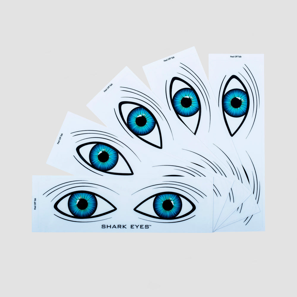 SHARKEYES SHARK DETERRANT DECAL-MEDIUM