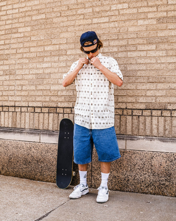 BILLOW DENIM SHORT 22