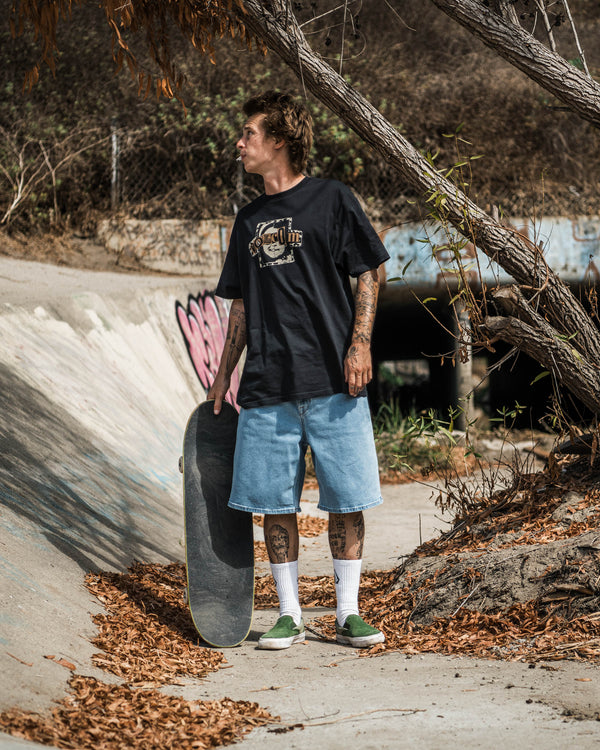 BILLOW DENIM SHORT 22