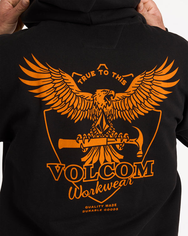 HAMMERED WORKWEAR PULLOVER HOODIE