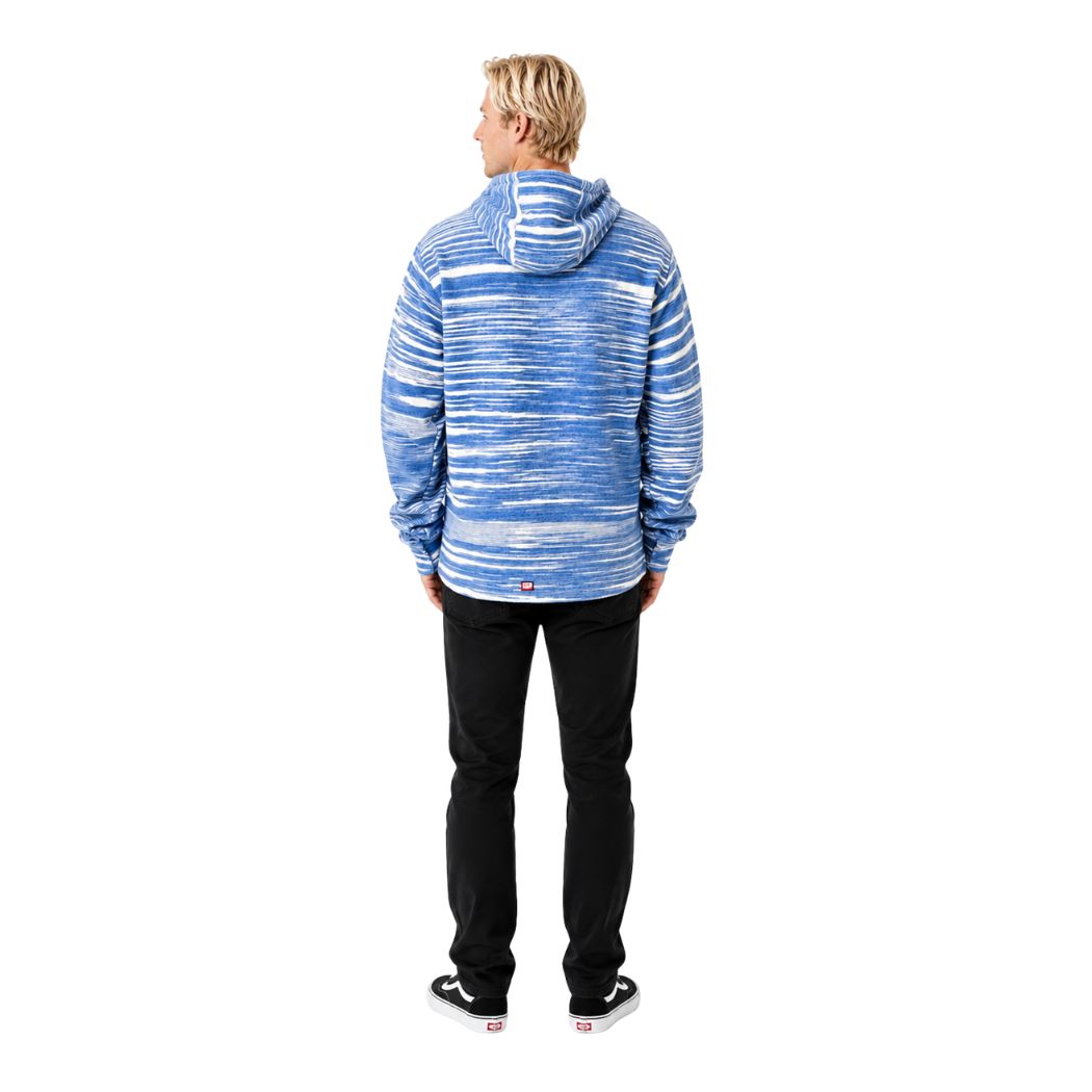 STREAKY HOODED PULLOVER