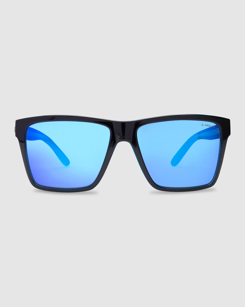 LAGUNA-BLUE MIRROR SUNGLASSES