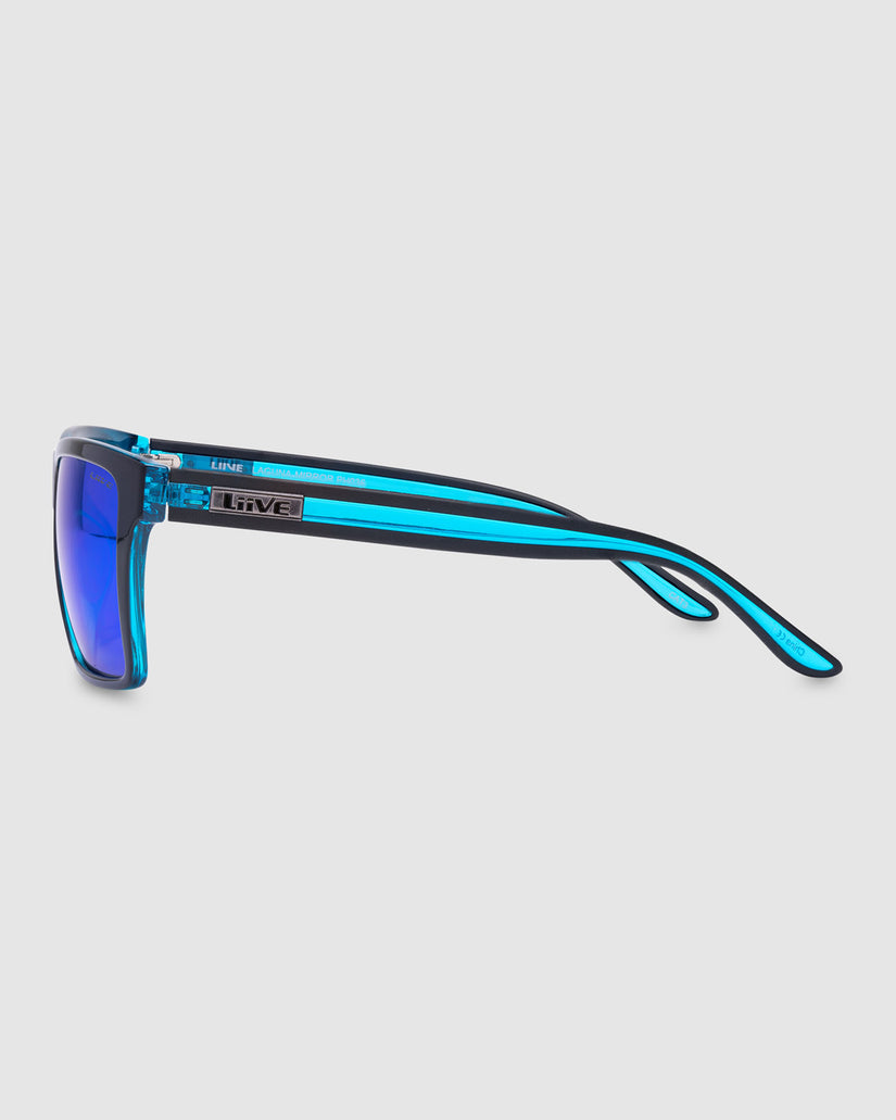 LAGUNA-BLUE MIRROR SUNGLASSES