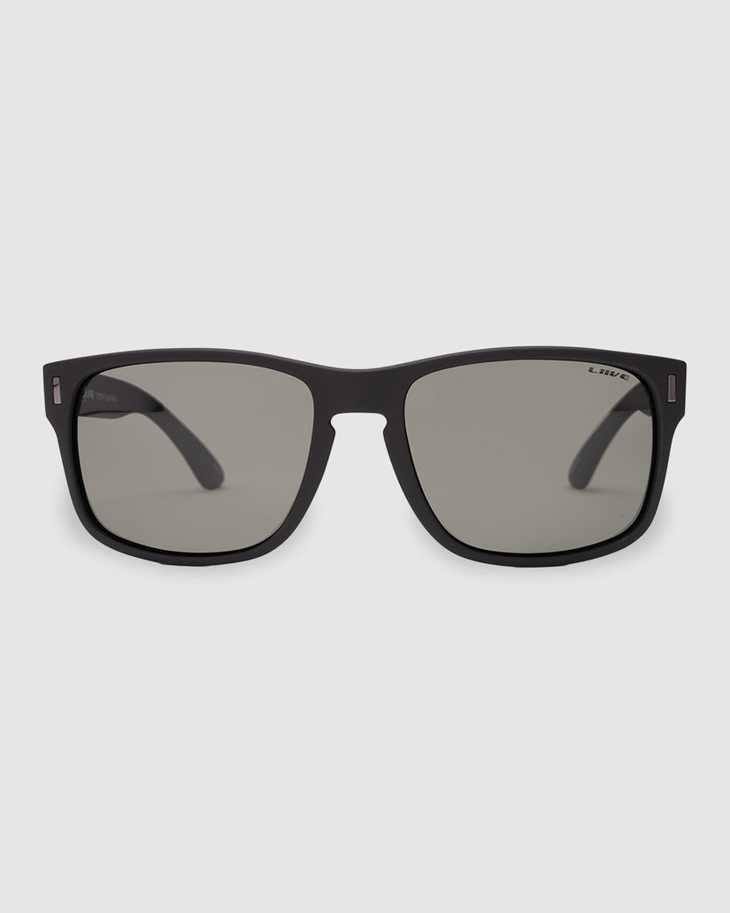 THE LEWY POLARISED SUNGLASSES-MATT BLACK