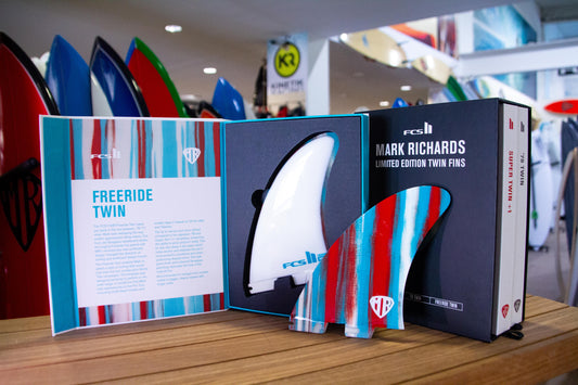 FCS 2 Mark Richards Limited Edition Collectors Twin Fin Box Set