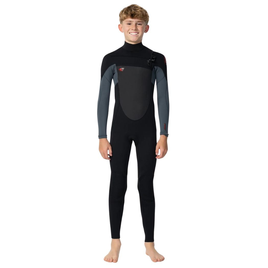 YOUTH DEFENDER 3/2MM CHEST ZIP STEAMER