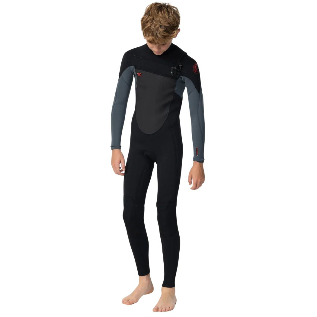 YOUTH DEFENDER 3/2MM CHEST ZIP STEAMER