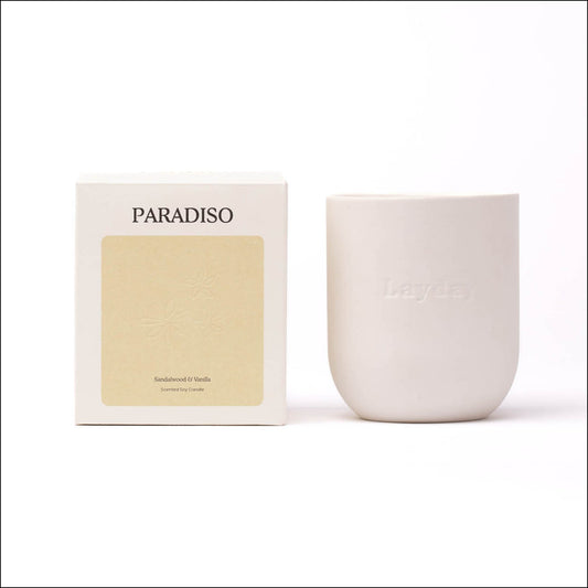 PARADISO CANDLE - SANDALWOOD & VANILLA