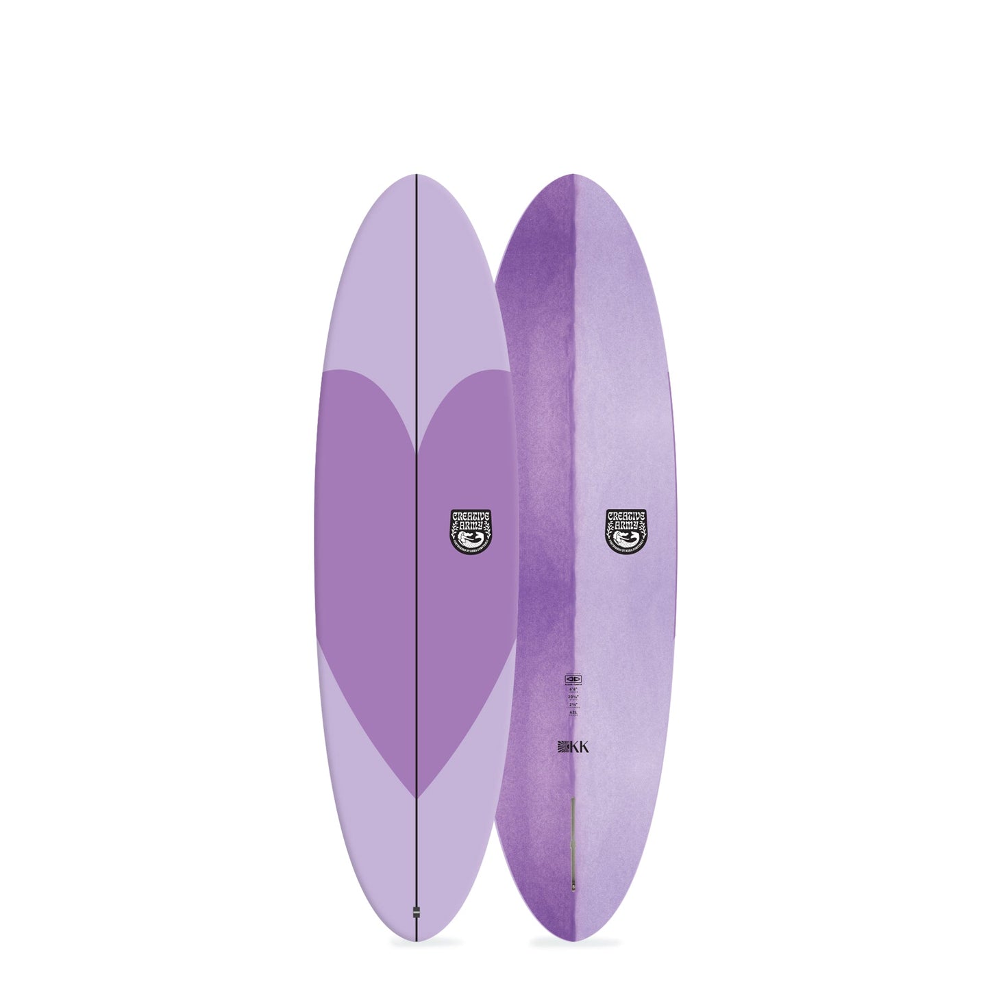 6'6" - 7'6" KK MIDLENGTH EPOXY SOFTBOARD