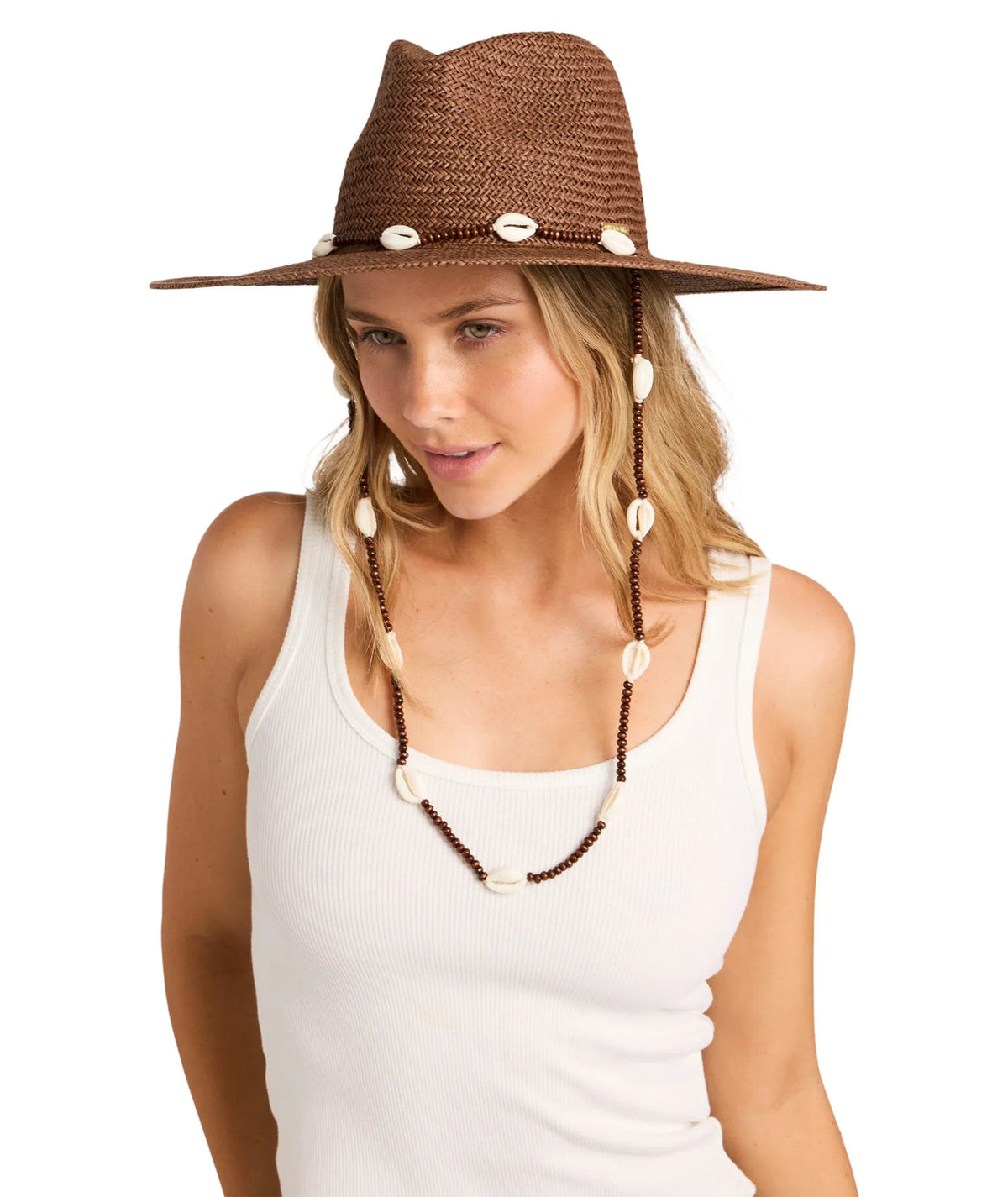 HERE TO STAY PANAMA STRAW HAT