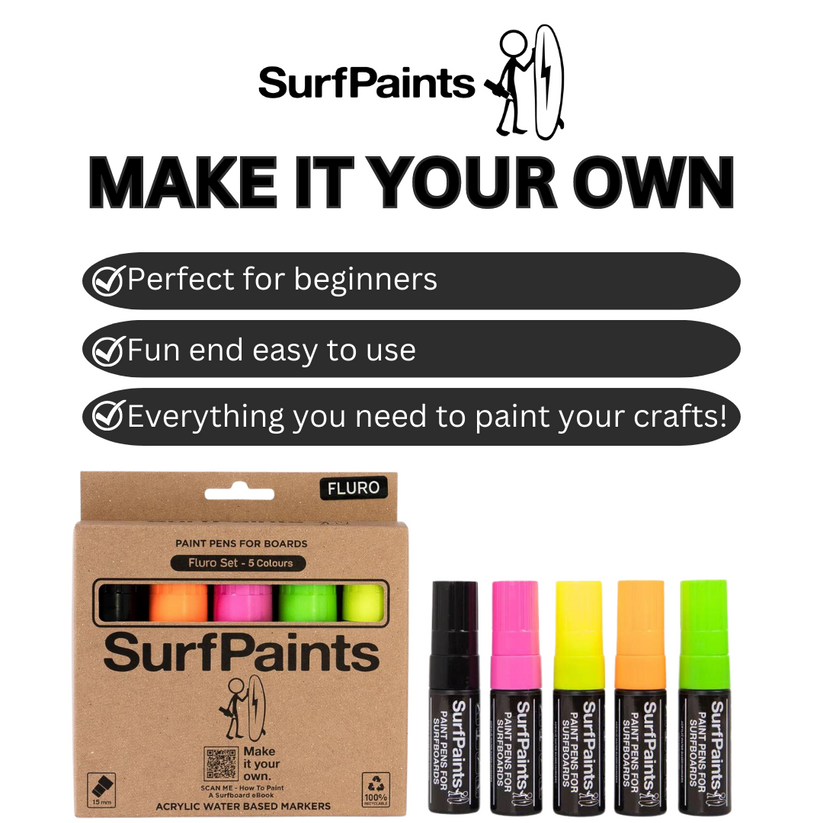 SURFPAINTS - FLURO 8 PACK