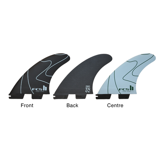 FCS II YAGO DORA PC TRI FINS - FLUX BLUE